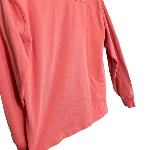Stussy Athletics Vintage Crown Logo Boxy Oversized Sweatshirt Coral White Small - Picture 5 of 16